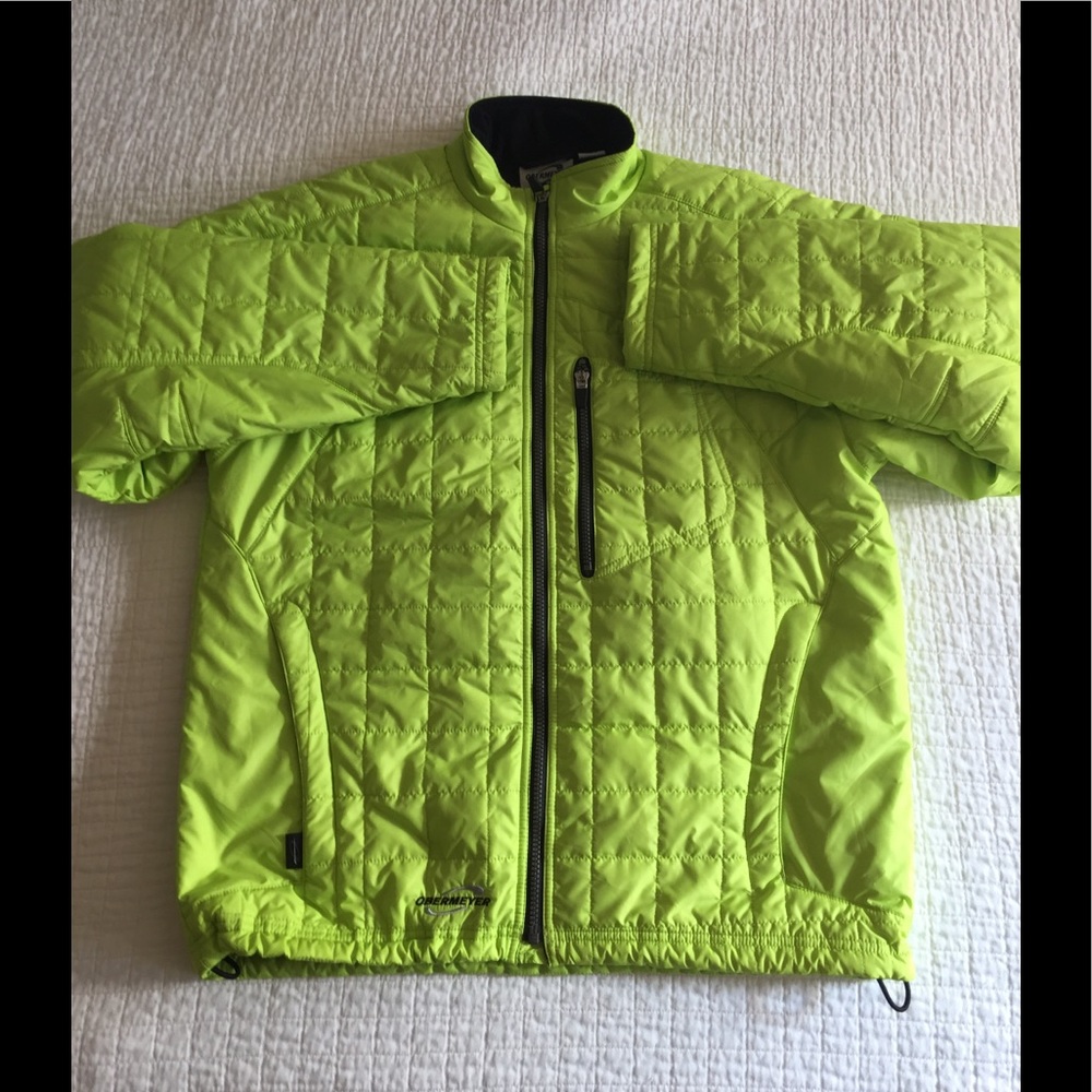 EUC Obermeyer men’s fluorescent green fall jacket